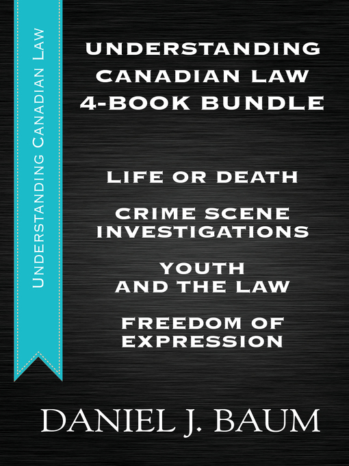 Cover image for Understanding Canadian Law Four-Book Bundle